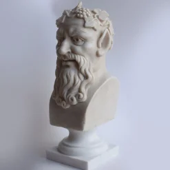 Satyr with grapes Carrara Marble Sculpture