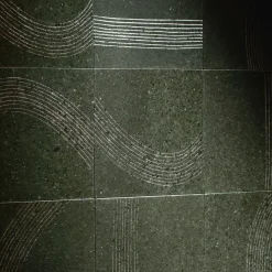 Scie Set of 25 Green Tiles by Margherita Rui