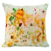 Sea Dream Cushion Multicolor Silk Velvet by Coralla #1