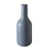 Seams Bottle-Shaped Azure Vase by Benjamin Hubert