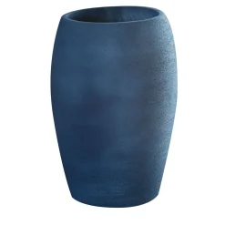 Sedona Bulging Blue Ceramic Vase