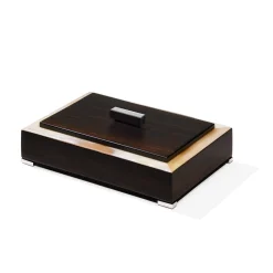 SELENE Small Rectangular Amara ebony Box
