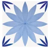 Set of 4 Artech Type Loto Floral Tiles