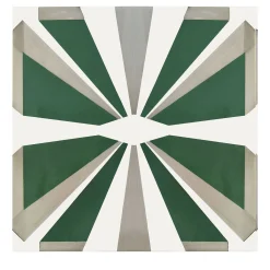 Set of 4 Bauhaus 50 Type 25 Tiles