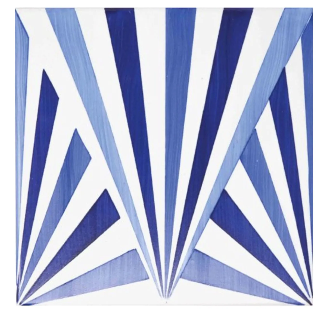 Set of 25 Bauhaus Blue Type 11 Tiles