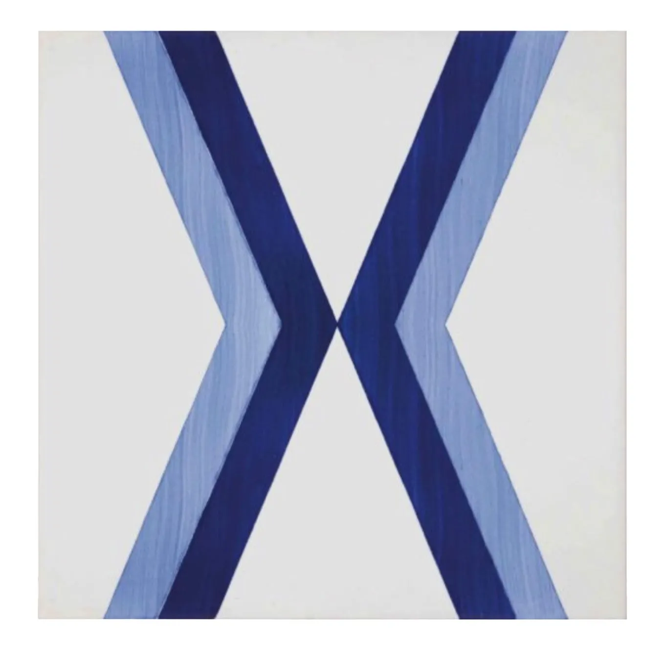 Set of 25 Blue Bauhaus Type 8 Tiles