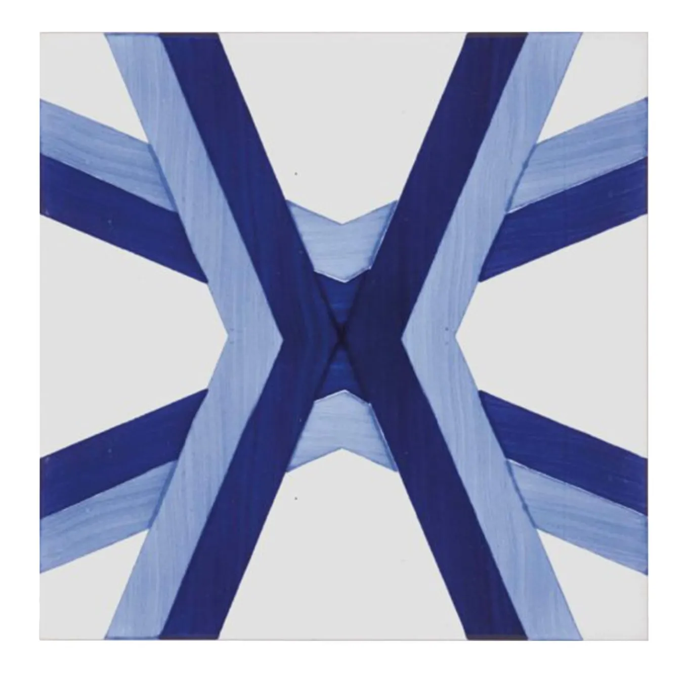 Set of 25 Blue Bauhaus Type 7 Tiles