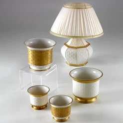 Set of 2 Giglio Small Cachepots