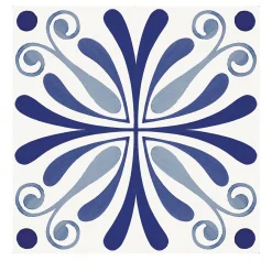 Set of 25 MAVI Blu Type Riva Tiles