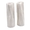 Set of 2 "Paesaggio 19 #3" White Decorative Vases by Nino Basso