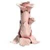 Set of 2 Pink Rose-Shaped Candlesticks