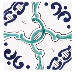 Set of 25 Riedizioni Tradizione Type Carpena Tiles