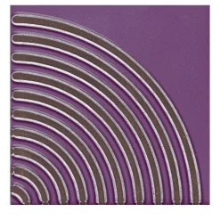 Set Of 44 Solchi Tattile Angle Plum Tiles