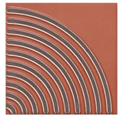 Set Of 44 Solchi Tattile Angle Rust Tiles