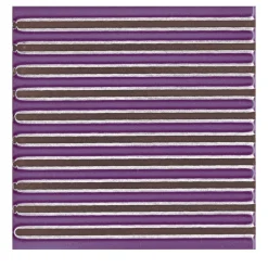 Set Of 44 Solchi Tattile Lines Plum Tiles