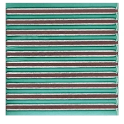 Set Of 44 Solchi Tattile Lines Green Tiles