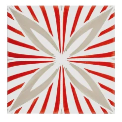 Set of 6 Stars Type 3 Negative C41 Tiles