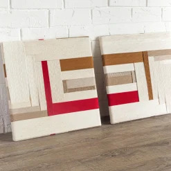 Set of 2 Tapestries Ephemera Multicolor #6