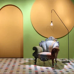 Set of 25 Tiles Dot 8 Puntini Collection Yellow by Alessandro Mendini