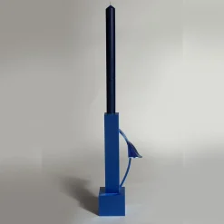 Set Of 2 Tin Soldiers Blue 3D Printed Candle Holders