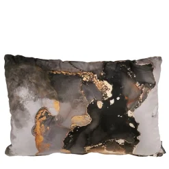 Set of 2 Volcano Effect Rectangular Velvet Cushions