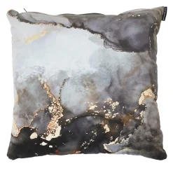 Set of 2 Volcano Effect Square Velvet Cushions