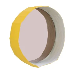 Set of 3 Yellow Ninfea Mirrors 30
