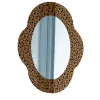 Settecento Ochre and Brown Mirror by Alessandro Mendini