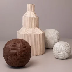 Sfero Cartoccio C15/Cacao Decorative Sculpture