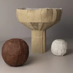 Sfero Cartoccio C15/Cacao Decorative Sculpture