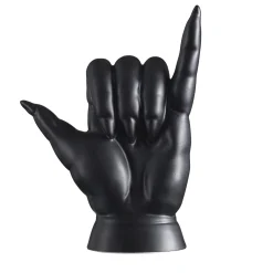 Shaka Nero Decorative Sculpture by Ugo La Pietra