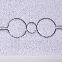 Shangri-La Pink & White Bath Rug