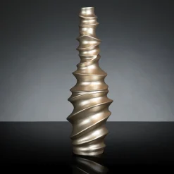 Sharp Pei Pearly Beige Decorative Vase