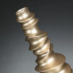 Sharp Pei Pearly Beige Decorative Vase