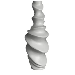 Sharp Pei Small Gray Decorative Vase