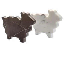 Sheep Large White Statuette by Alessandra Grasso