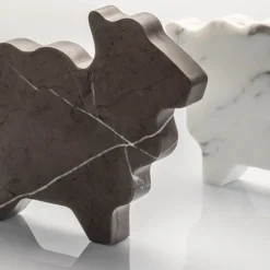 Sheep Small Gray Statuette by Alessandra Grasso