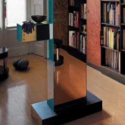 Shibam 2 Totem Mirror by Ettore Sottsass