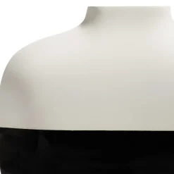 Short Palma Black and White Vase