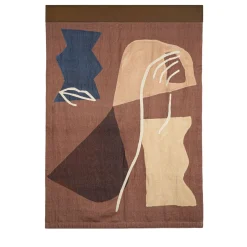 Sibylle#1 Bordeaux Wall Hanging by Studiopepe