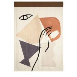 Sibylle#1 Cream Wall Hanging by Studiopepe