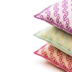 Signature Wool and Cashmere Pillow in Mint