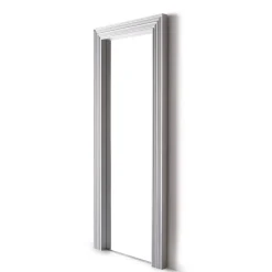 Silver Anodized Aluminum Floor Mirror