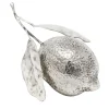 Silver Lemon on Stem Decoration