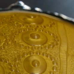 Silver Sea Urchin Box with Coral Lid