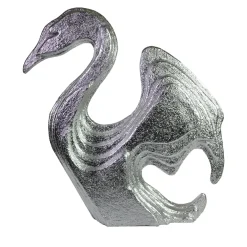 Silver Swan Sculpture