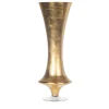 Silvia Gold Leaf Vase