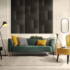 Sintesi Set of 4 Night-Dark-Burnished Brass Tiles