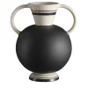 Situla Black And White Vase by Ugo La Pietra