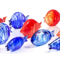 Small Blue Murano Glass Fish